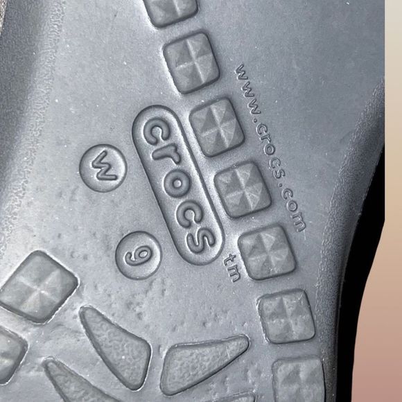 Crocs Women's Capri Gray/Khaki Mule Clog Size 9 - Picture 6 of 6